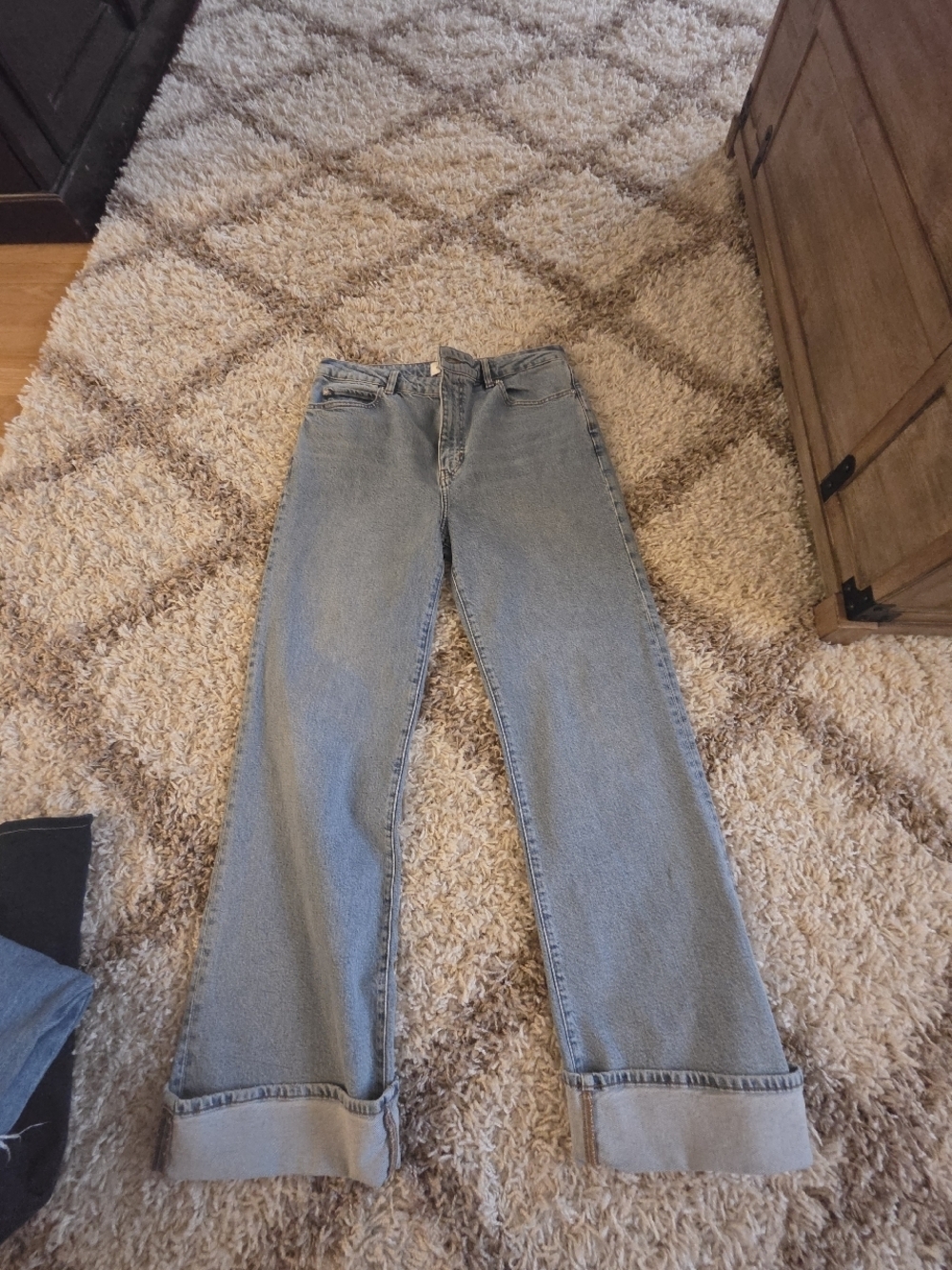 Frame Denim Light Blue Wide-Leg Jeans